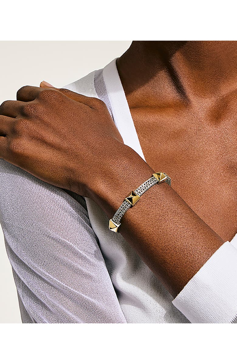 John Hardy Icon Stud Bracelet, Alternate, color, Silver And Gold