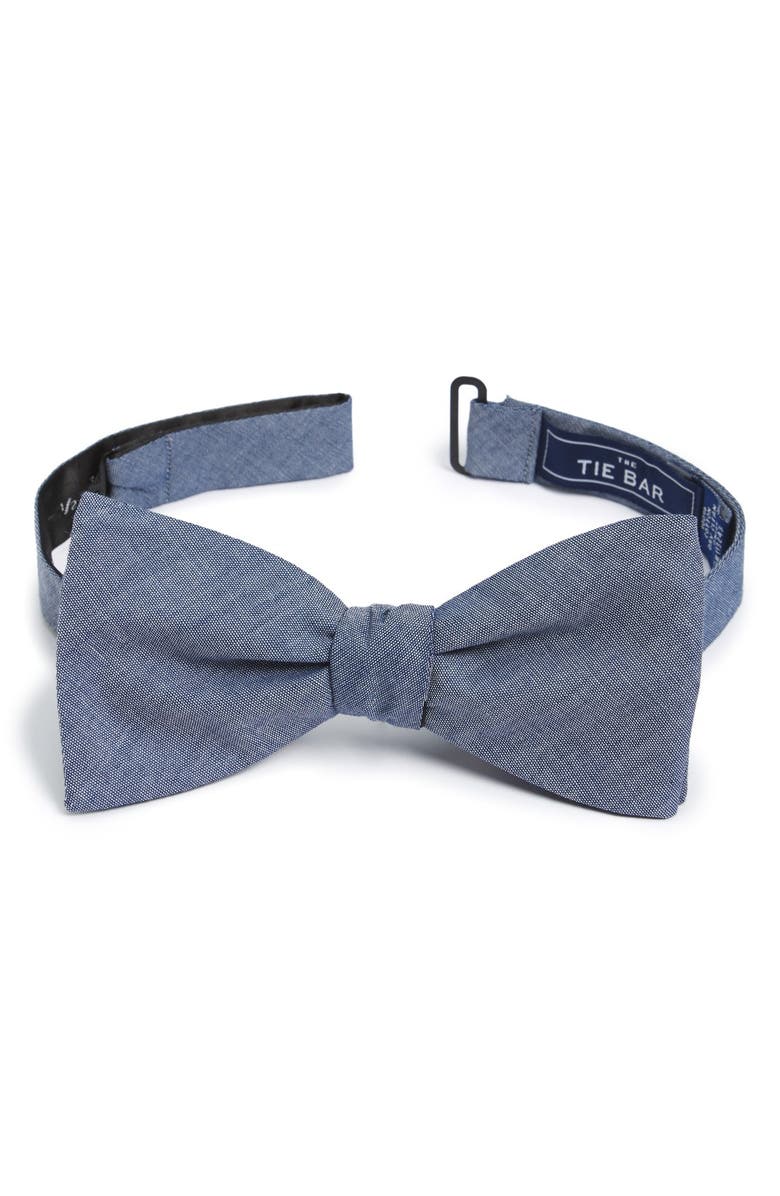 The Tie Bar Cotton Bow Tie, Main, color, 