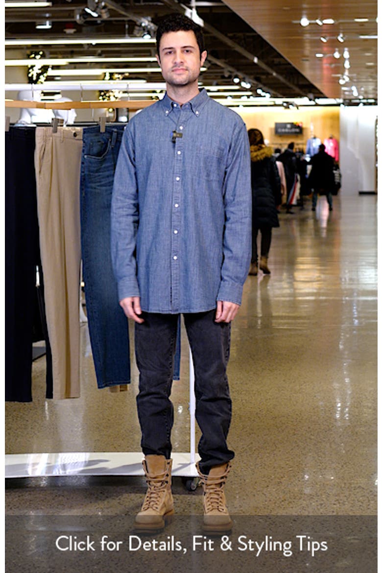 Tamworth Cotton Stretch Chambray Button-Down Shirt video