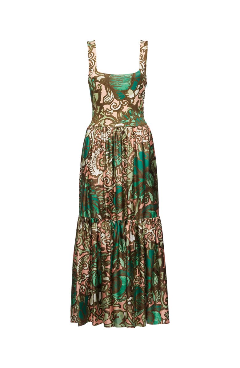 La DoubleJ Capri Dress Anemone Pink Olive, Alternate, color, 