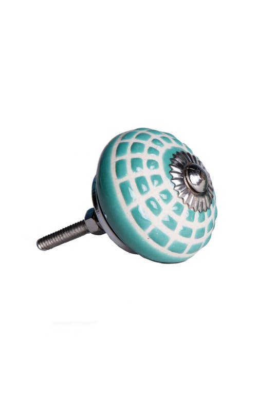 Kinetic 8-pack Knobs In Teal Square