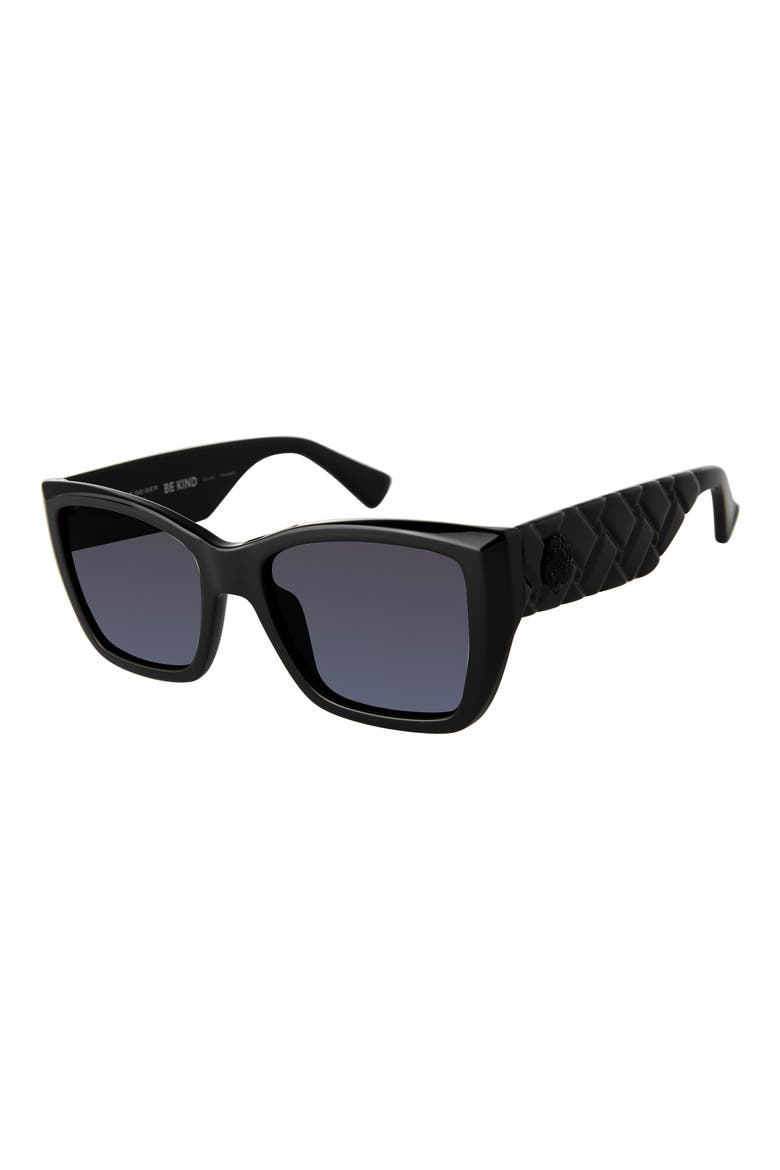 Kensington 54mm Gradient Rectangular Sunglasses, Alternate, color, BLACK/ GRAY GRADIENT