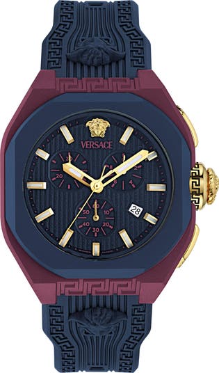 Versace V-Legend Chronograph Ceramic Strap Watch, 44mm | Nordstromrack