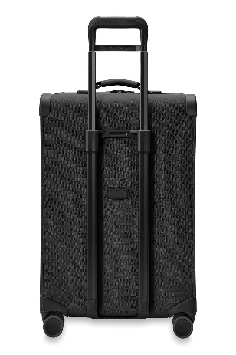 Baseline 26-Inch Medium Expandable Spinner Suitcase, Alternate, color, BLACK