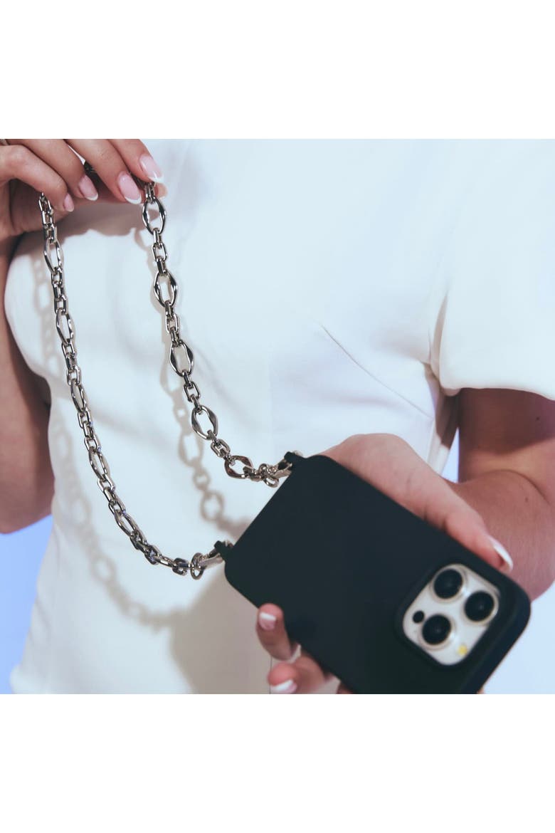 Jade Phone Wristlet, Alternate, color, Silver
