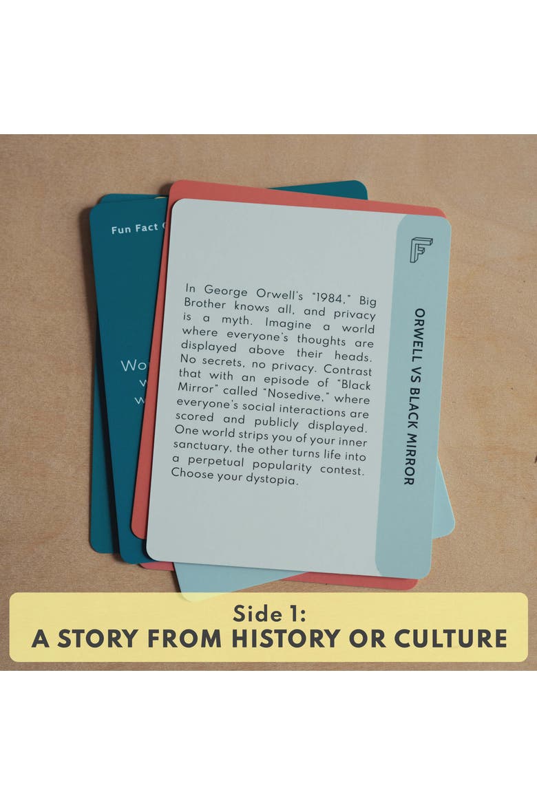 Would You Rather (From History) Card Game, Alternate, color, Multicolor