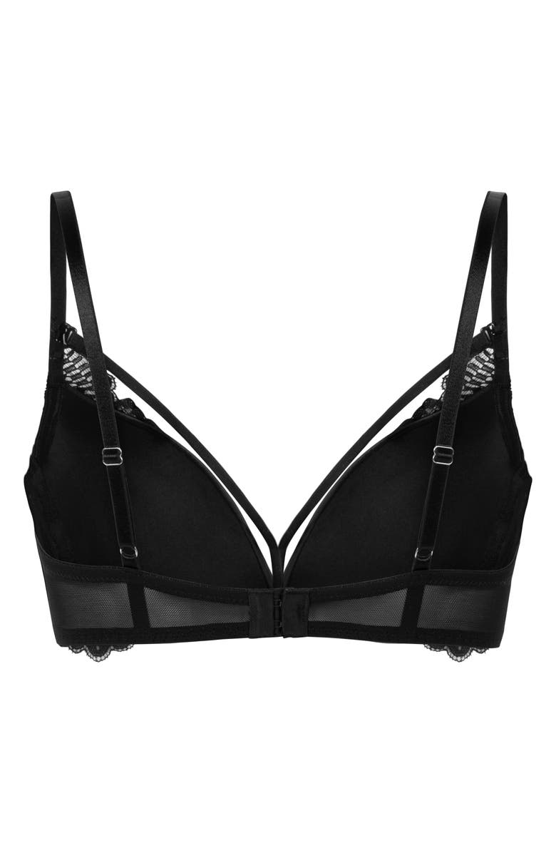 Hunkemöller Whitney Padded Underwired Maximizer Bra, Alternate, color, Caviar