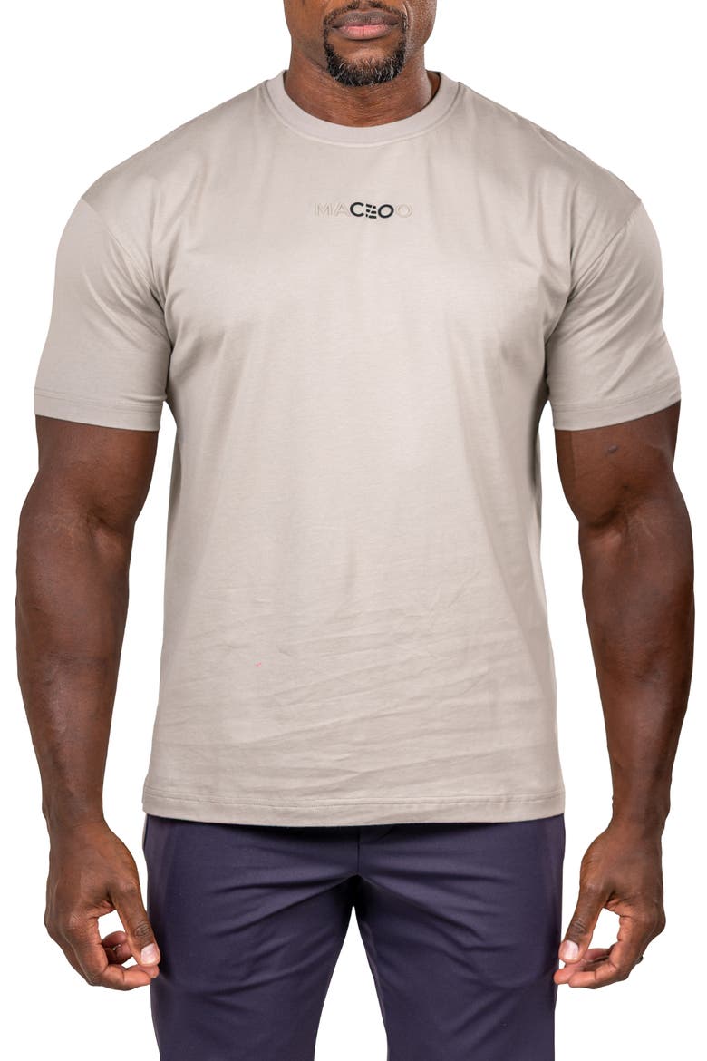 Marthyr Logo Graphic T-Shirt, Main, color, GREY