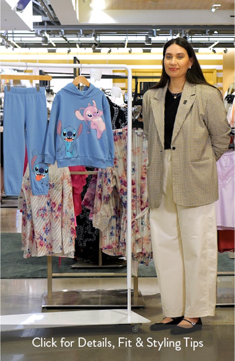 Kids' Disney 'Lilo & Stitch' Fleece Graphic Hoodie & Sweatpants Set, sales video thumbnail