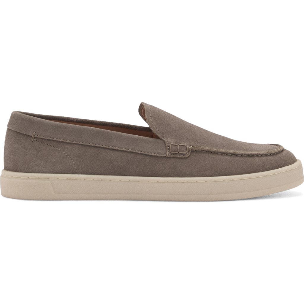 Mango Suede Loafer In Grey