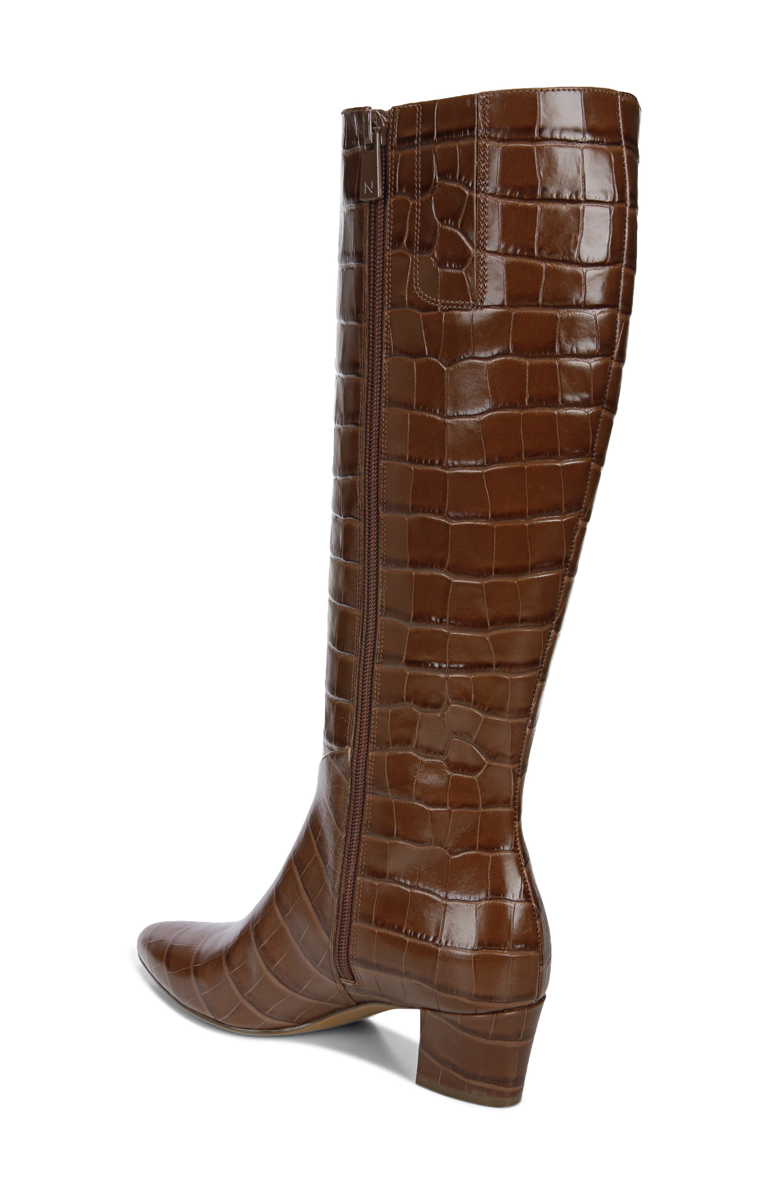Melanie Knee High Boot, Alternate, color, LODGE BROWN LEATHER