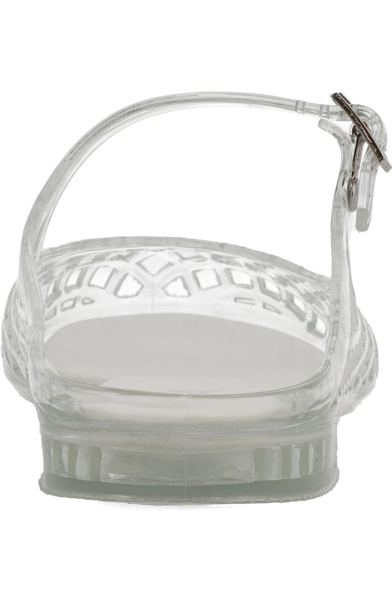 MIA Cherri Buckle Strap Flat, Alternate, color, Clear