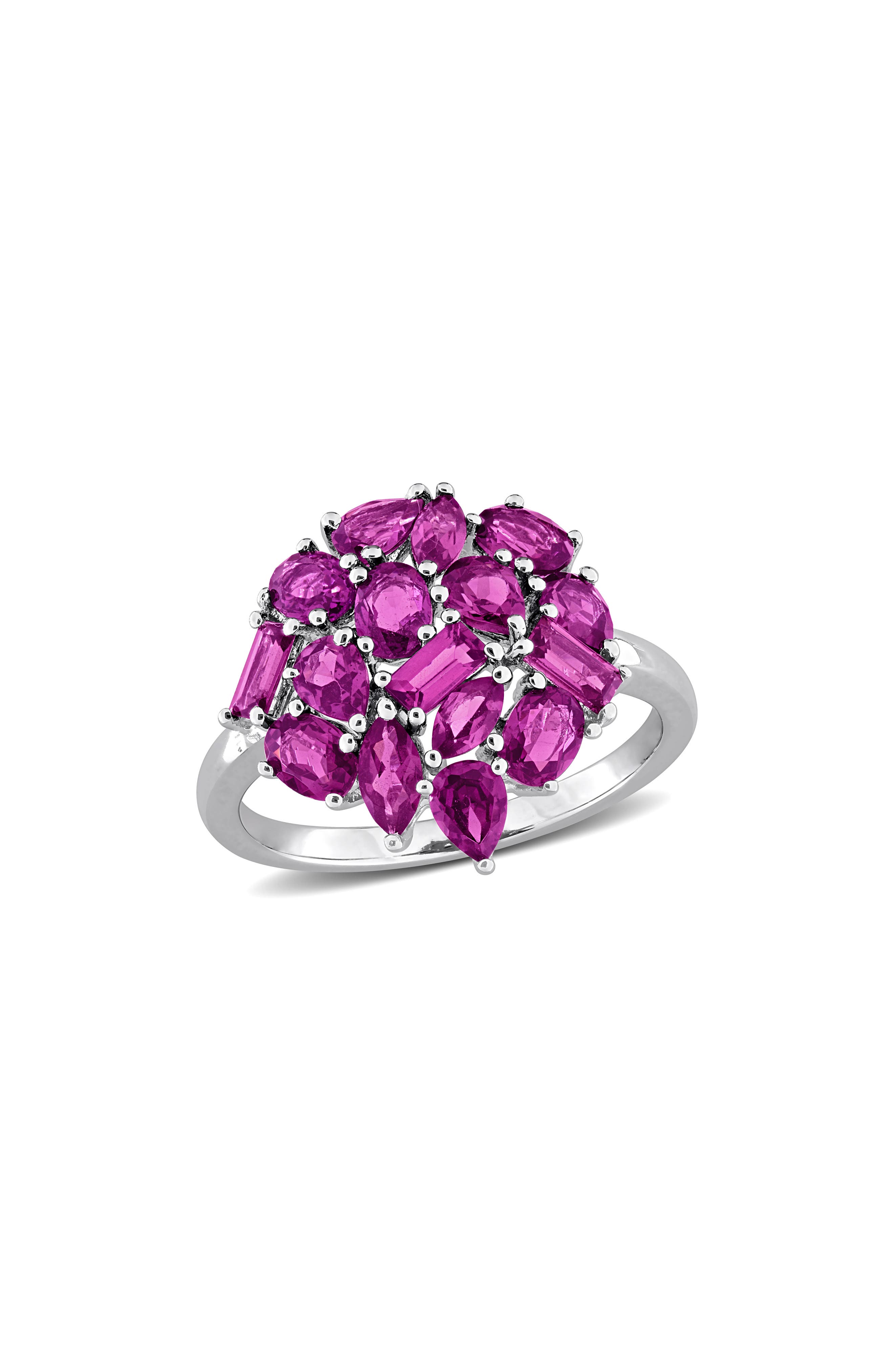 DELMAR Multishape Rhodolite Garnet Ring