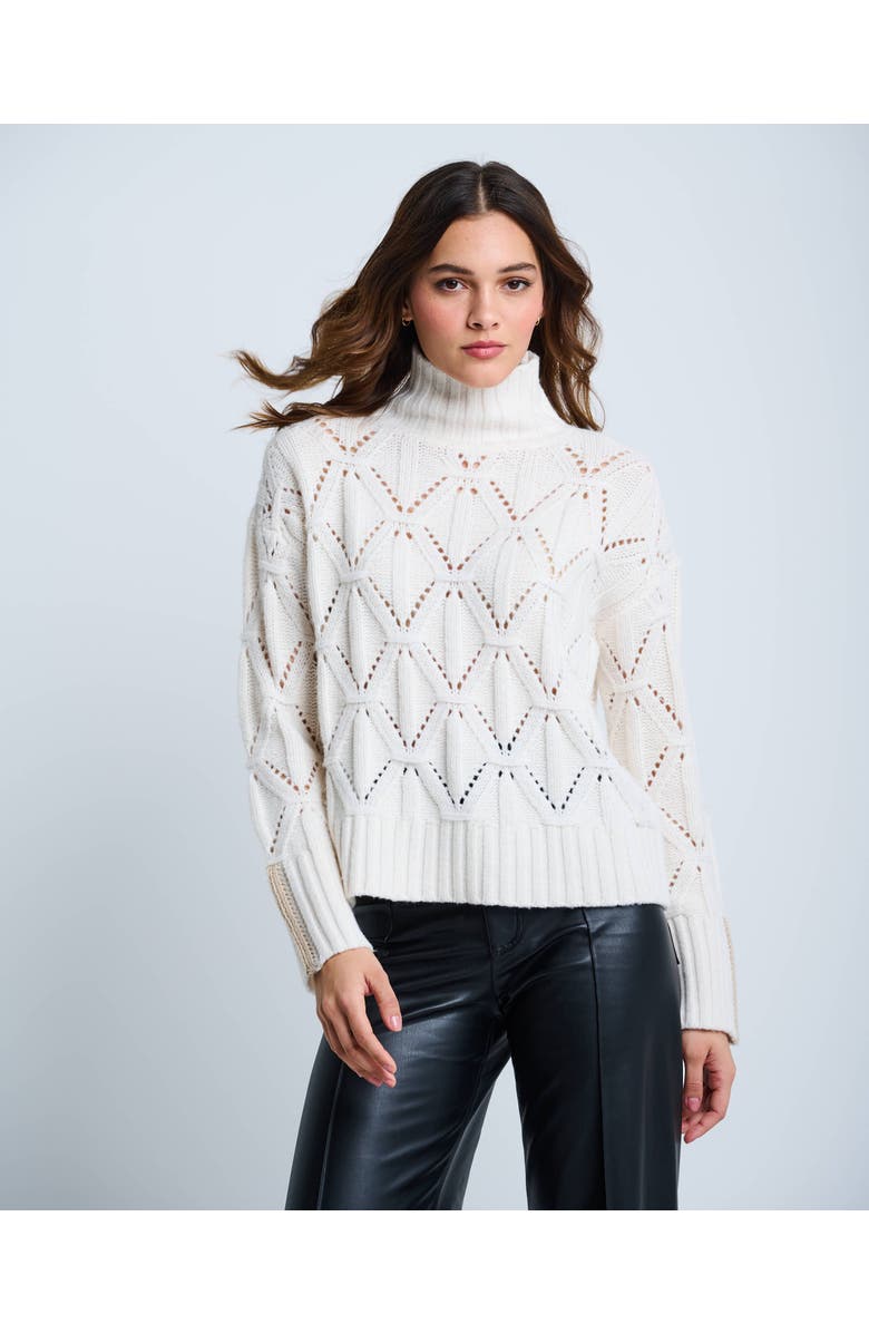 Lisa Todd The Stand Out Sweater, Main, color, Winter White