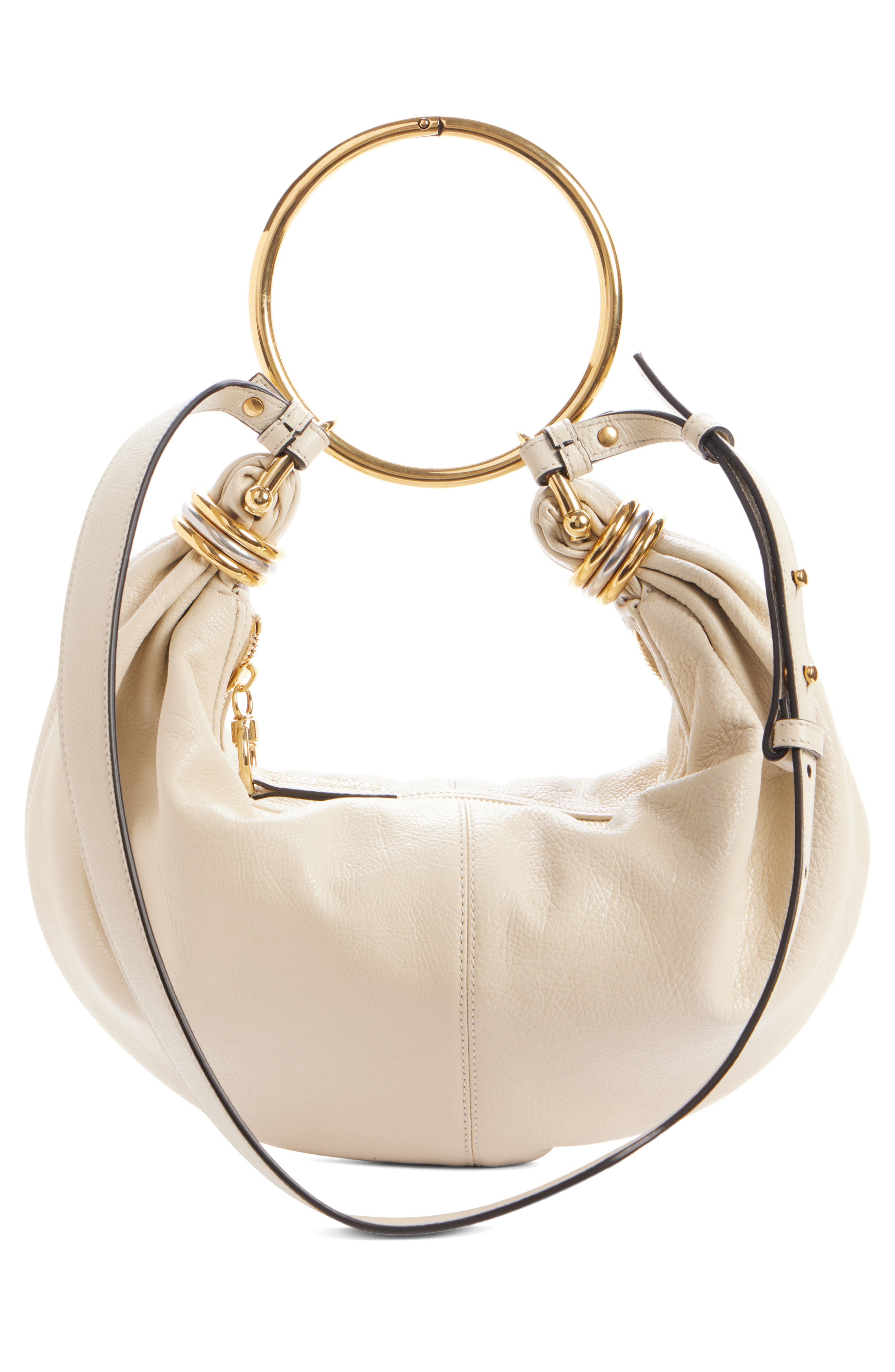 Small Bracelet Hobo Bag, Alternate, color, BEIGE