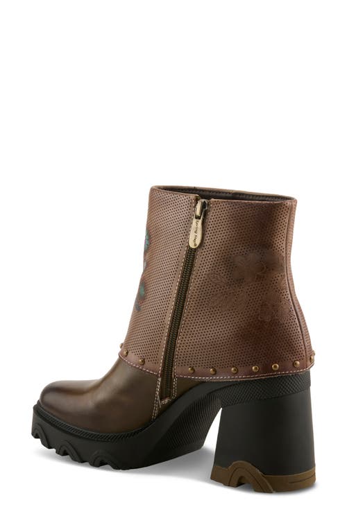 L'artiste By Spring Step Carizma Foldover Shaft Platform Bootie In Multi