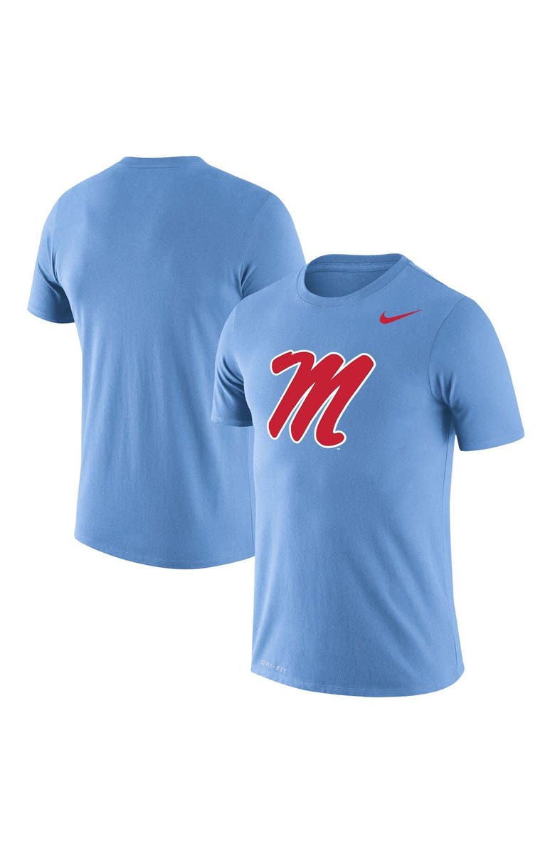 Nike Men's Nike Powder Blue Ole Miss Rebels School Logo Legend Performance T-Shirt, Main, color, 