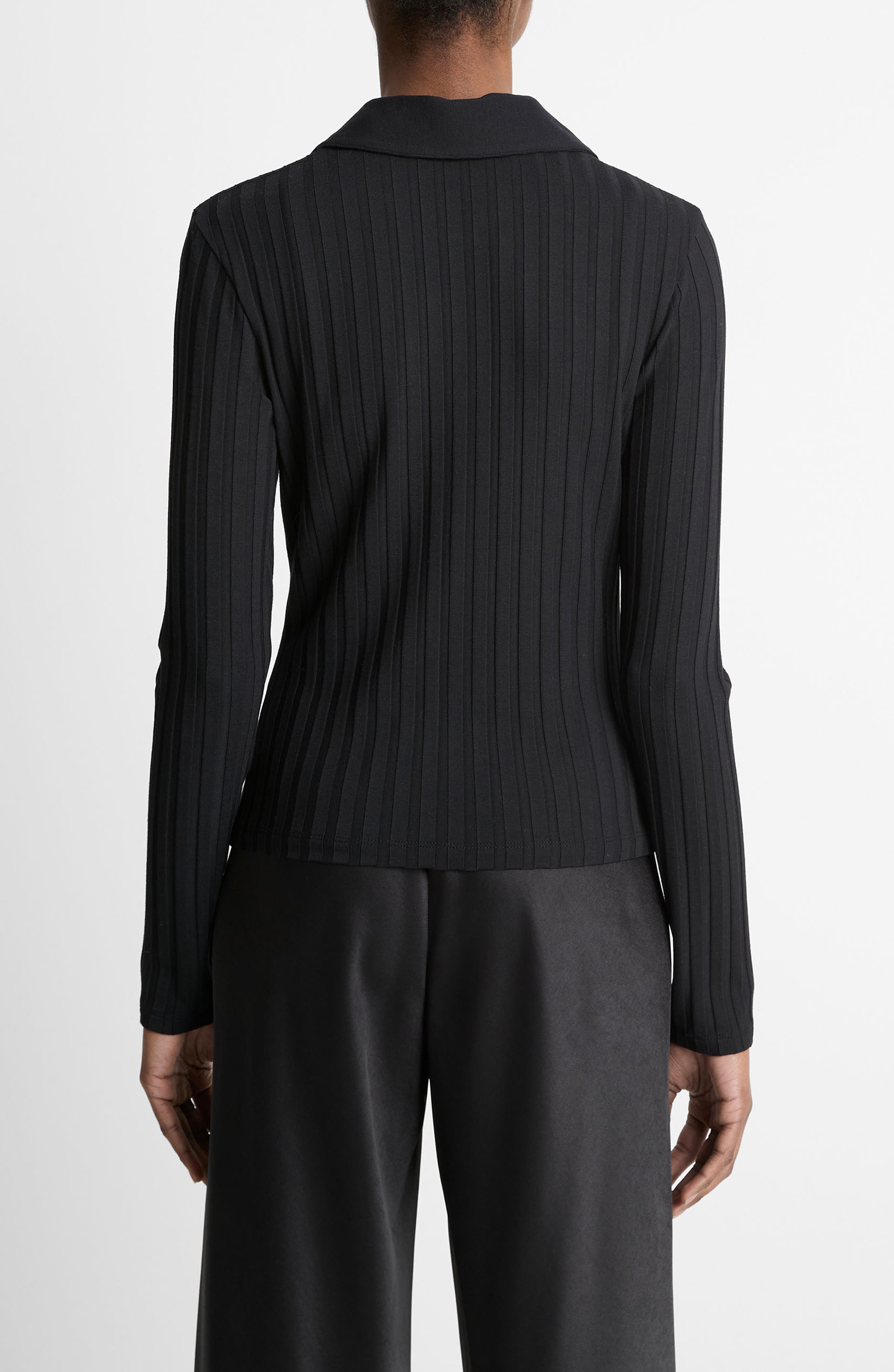 Collar Rib Cardigan - image 2
