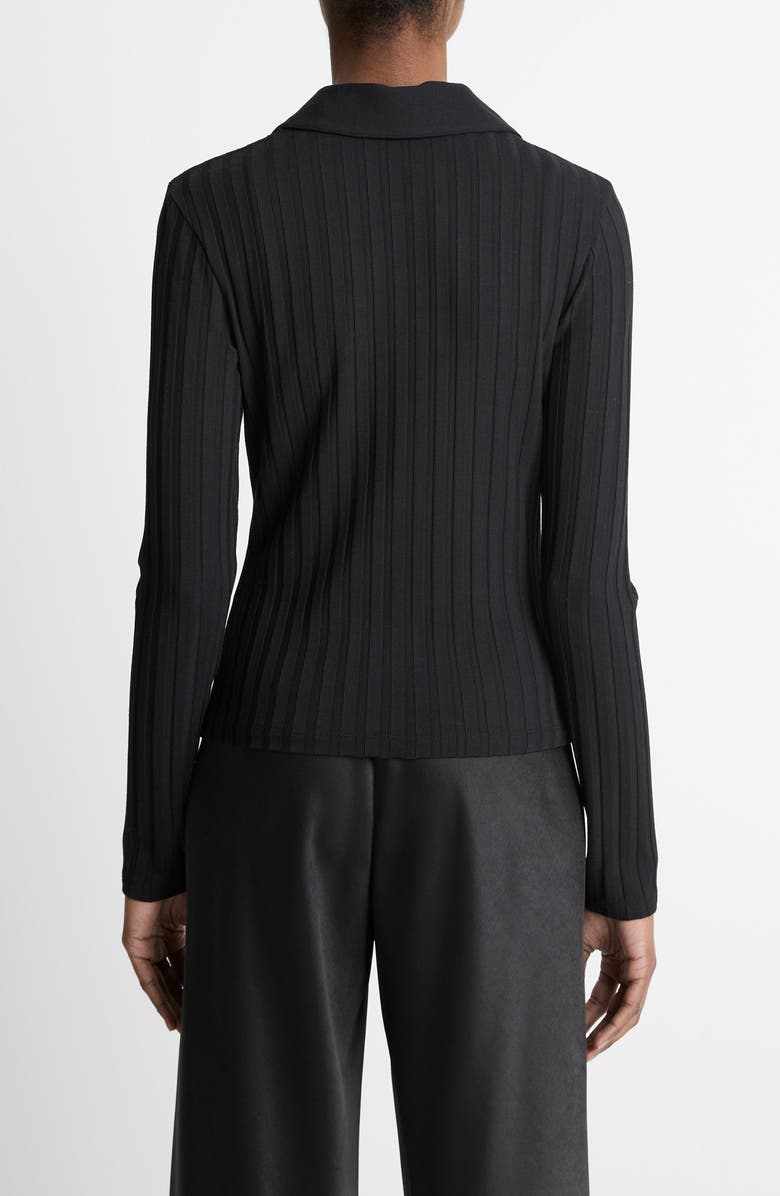 Vince Collar Rib Cardigan, Alternate, color,