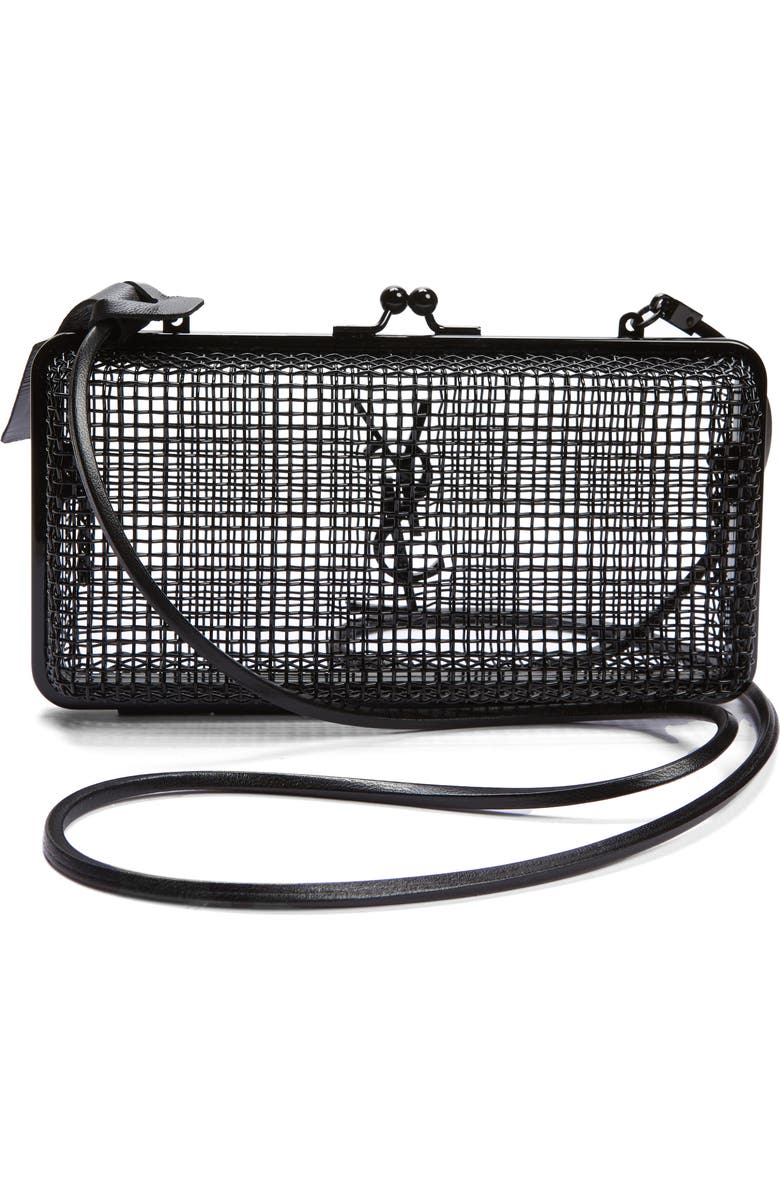Saint Laurent Cage Clutch, Alternate, color,