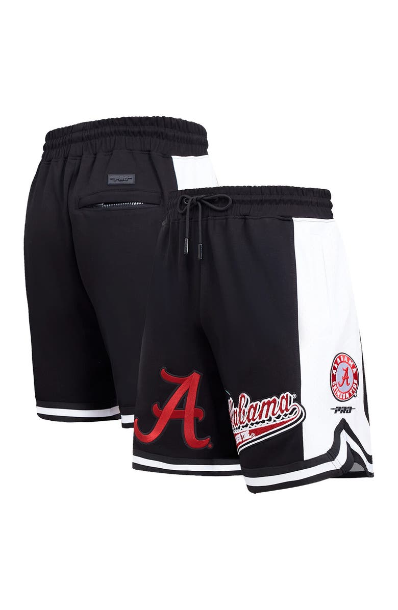 PRO STANDARD Men's Pro Standard Black Alabama Crimson Tide Script Tail DK 2.0 Shorts, Main, color, 