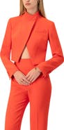 IVONNE Short Crossed Blazer