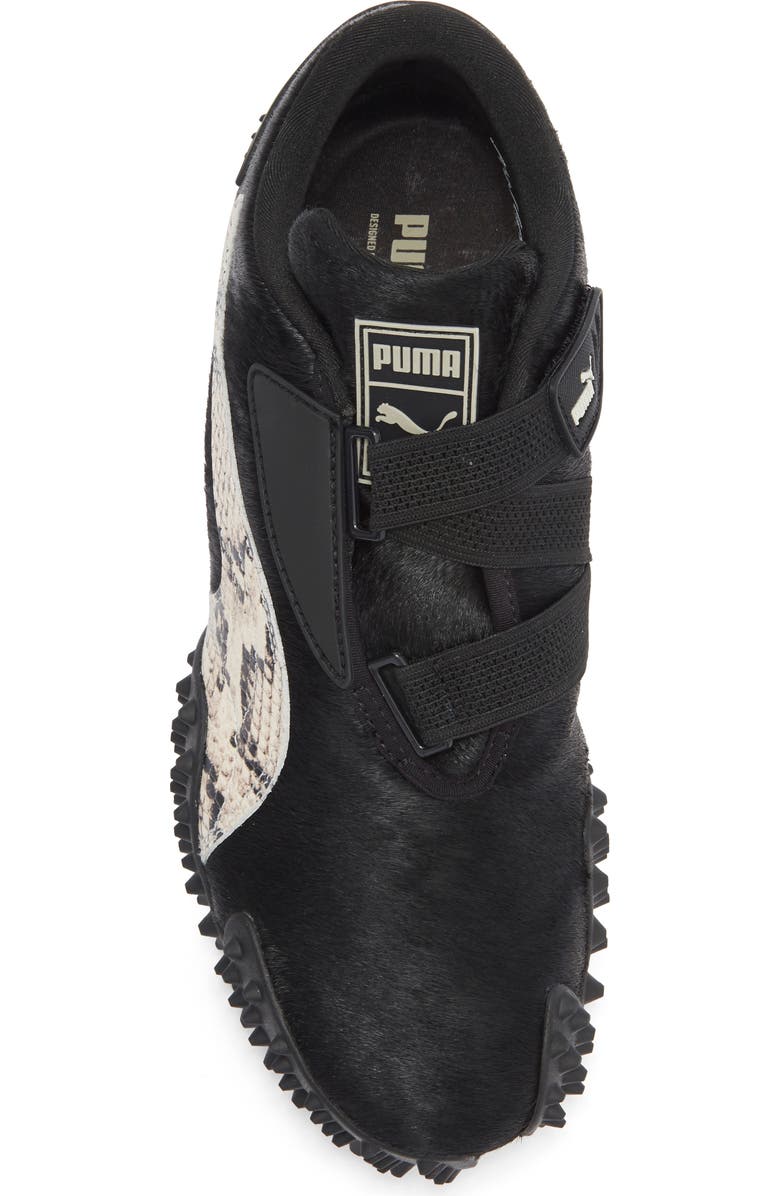 PUMA x A$AP Rocky Genuine Calf Hair Mostro Sneaker, Alternate, color, Black Calf Hair/ Desert Dust