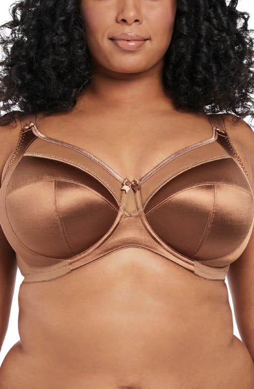 Goddess Keira Full Figure Underwire Bra in Cinnamon at Nordstrom, Size 44J