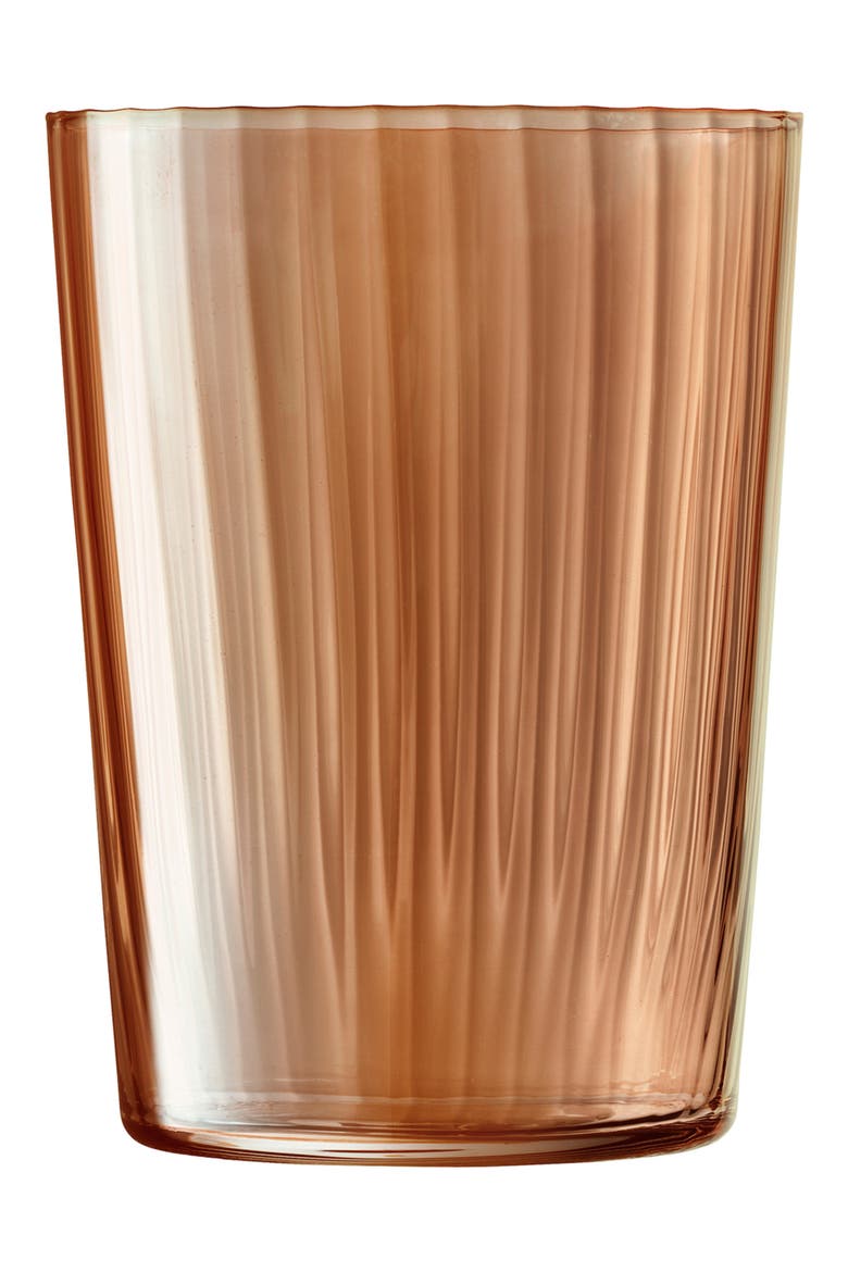 Set of 4 Gems Tumblers, Alternate, color, BROWN