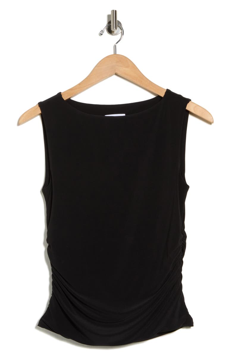 Leith Boat Neck Sleeveless Top, Alternate, color, Black