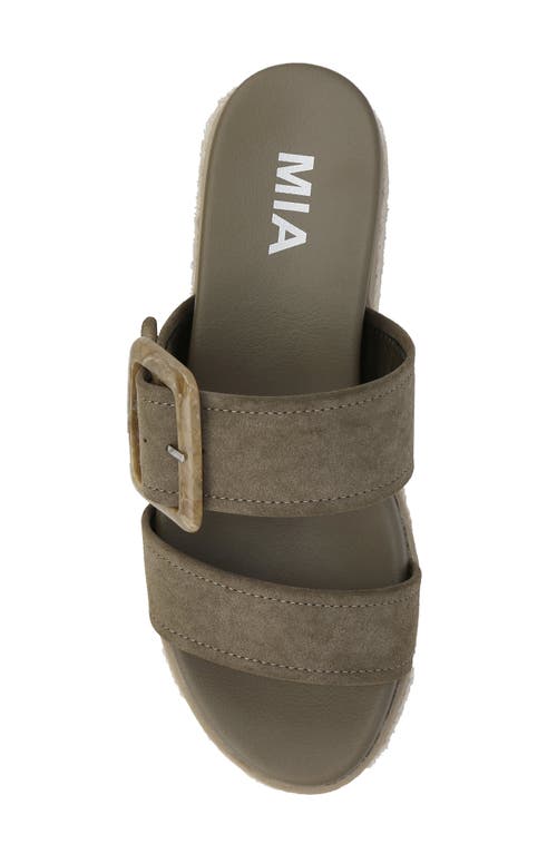 Mia Kika Platform Sandal In Khaki