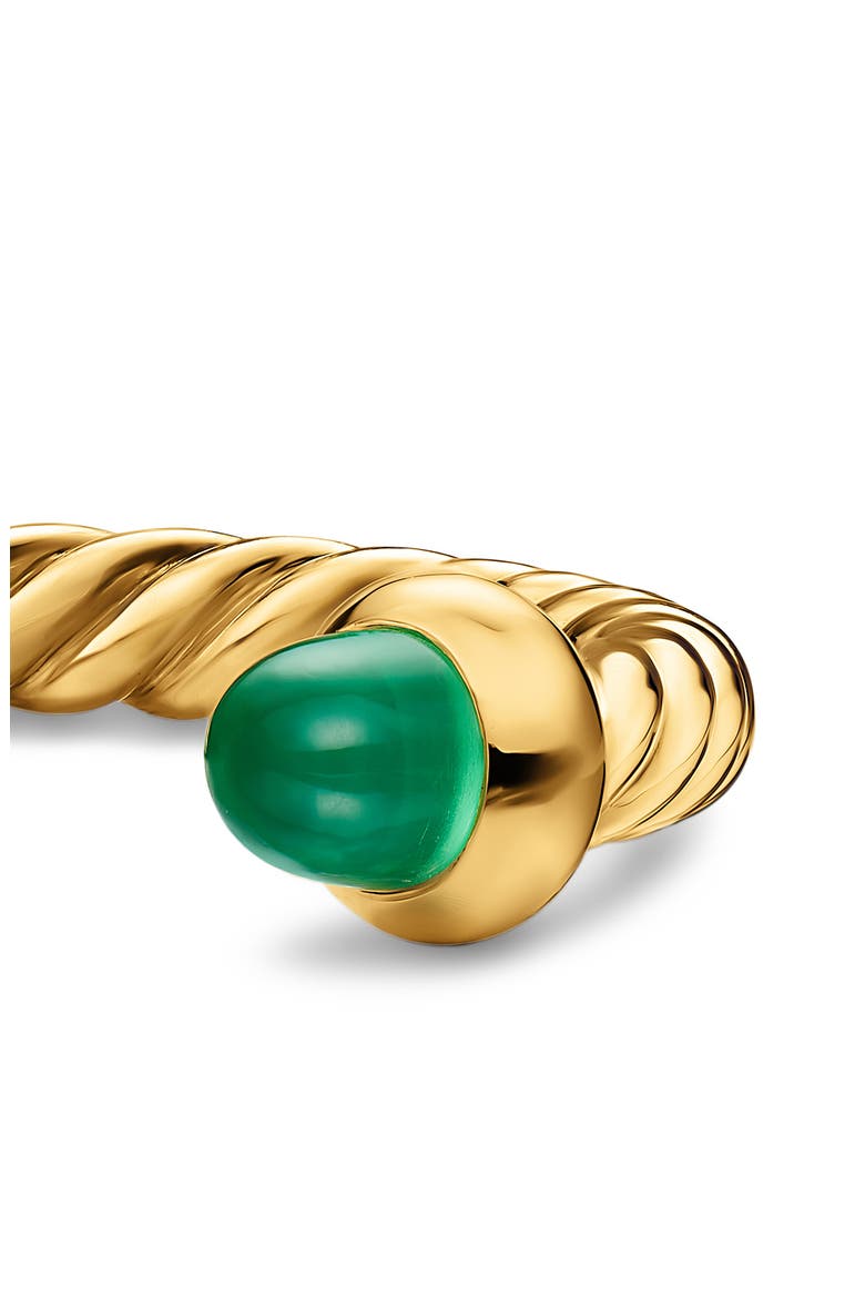 Micro Cablespira® Flex Ring, Alternate, color, EMERALD