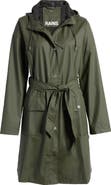 Rains Curve Waterproof Belted Jacket