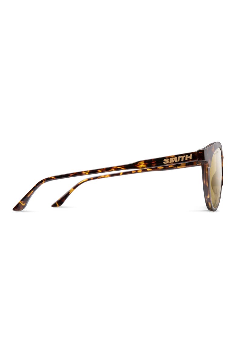 Lowdown Slim 2 53mm ChromaPop™ Polarized Square Sunglasses, Alternate, color, MATTE BLACK GOLD / CHROMAPOP POLARIZED BLACK GOLD MIRROR