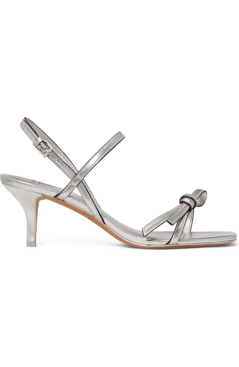 Kate Spade New York loop slingback sandal, Alternate, color, Silver