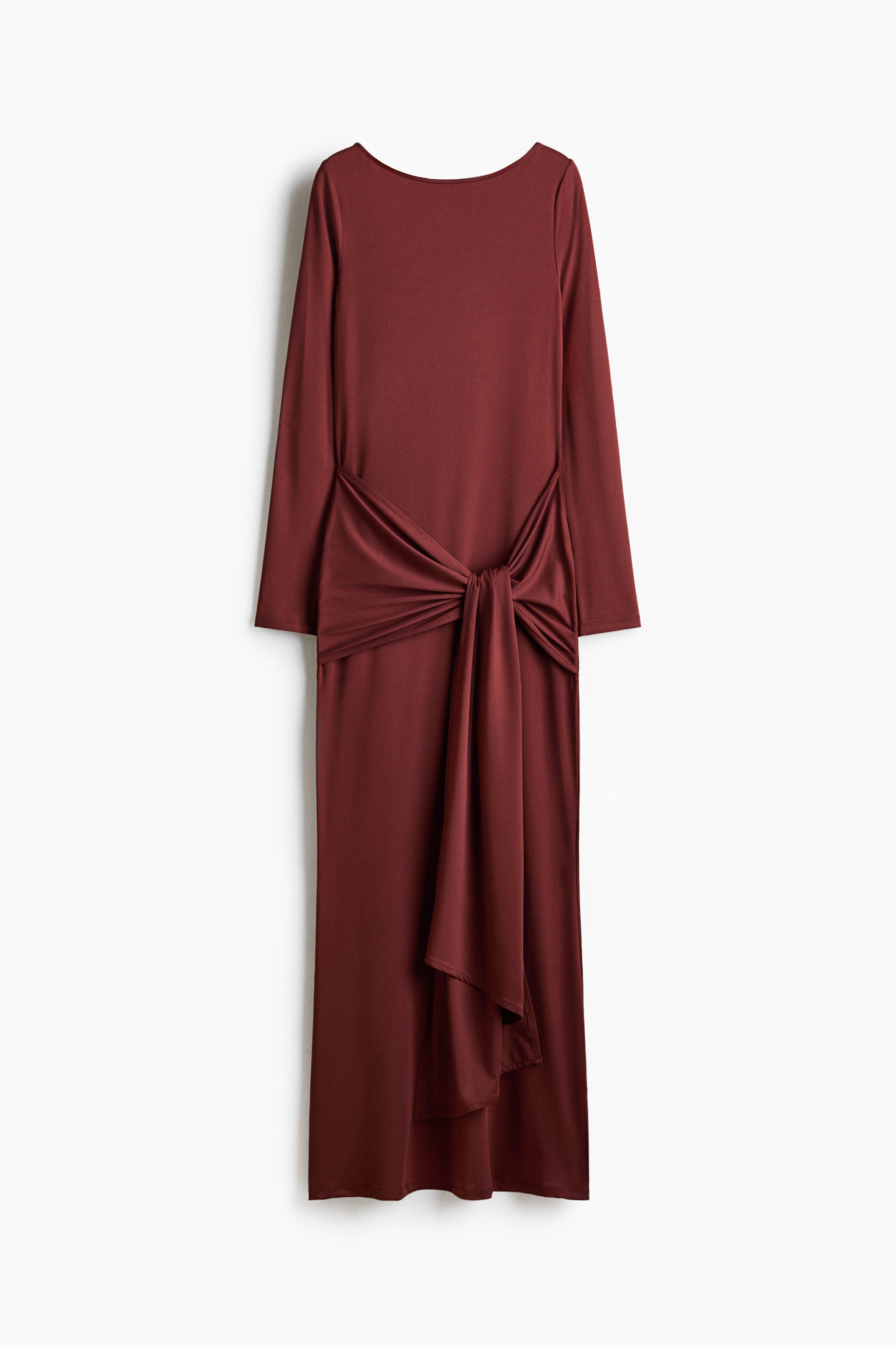 Tie-detail Jersey Dress - image 3