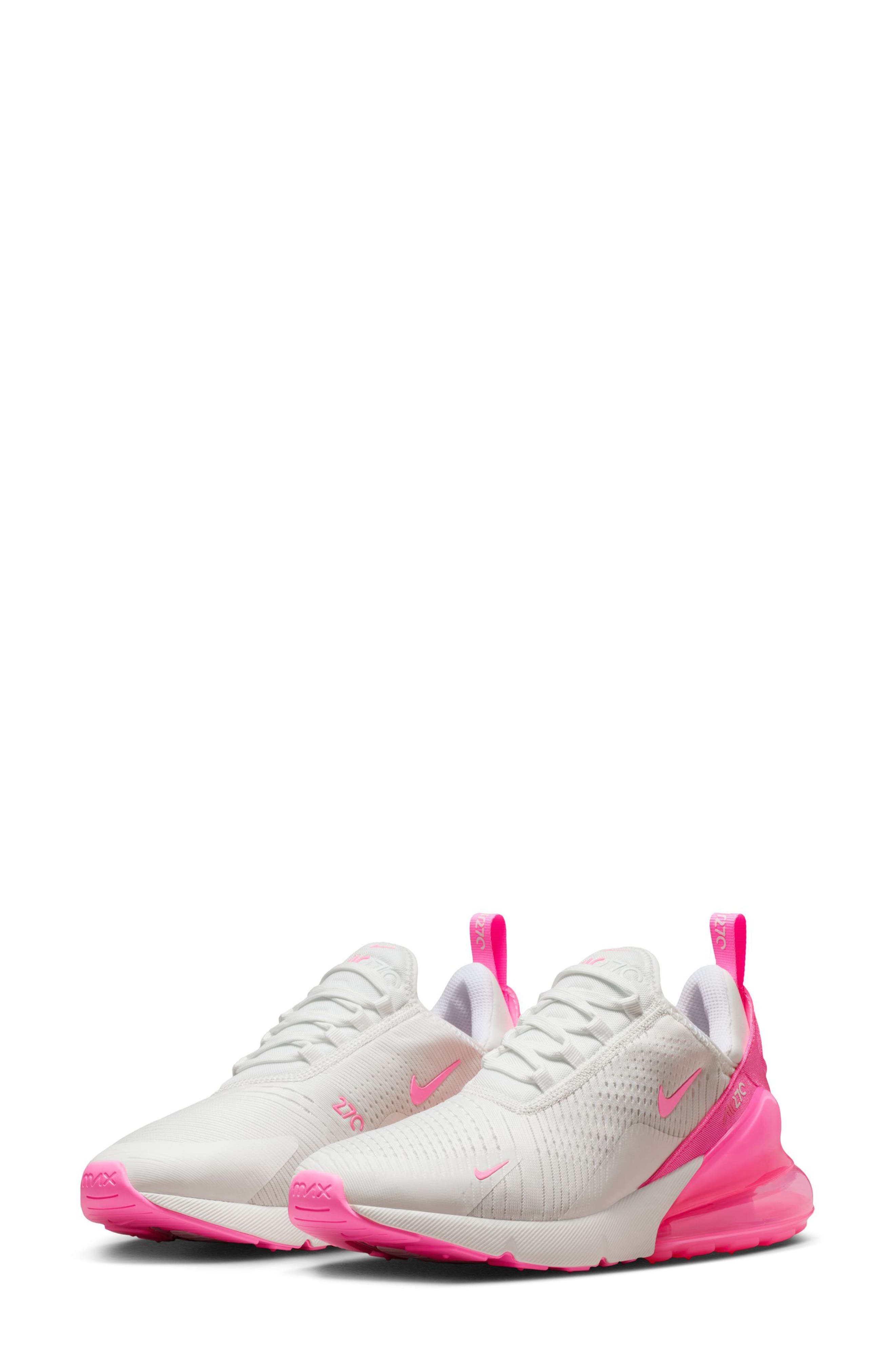 Nike Air Max 270 Sneaker, Main, color, 104 Smtwht/Pnkspl