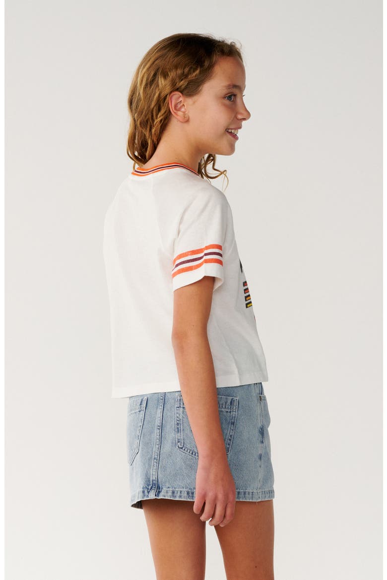 Kids' Surf Culture Graphic Crop T-Shirt, Alternate, color, BONE