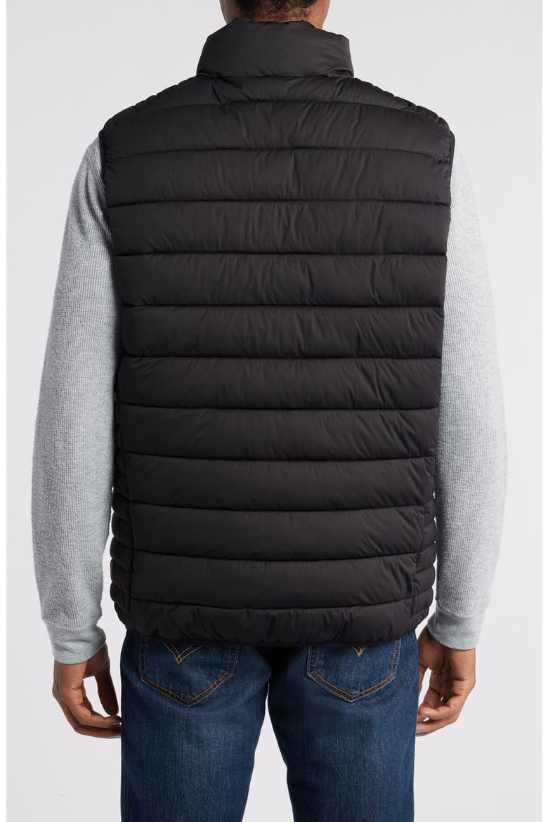 Russell Quilted Puffer Vest, Alternate, color, BLACK