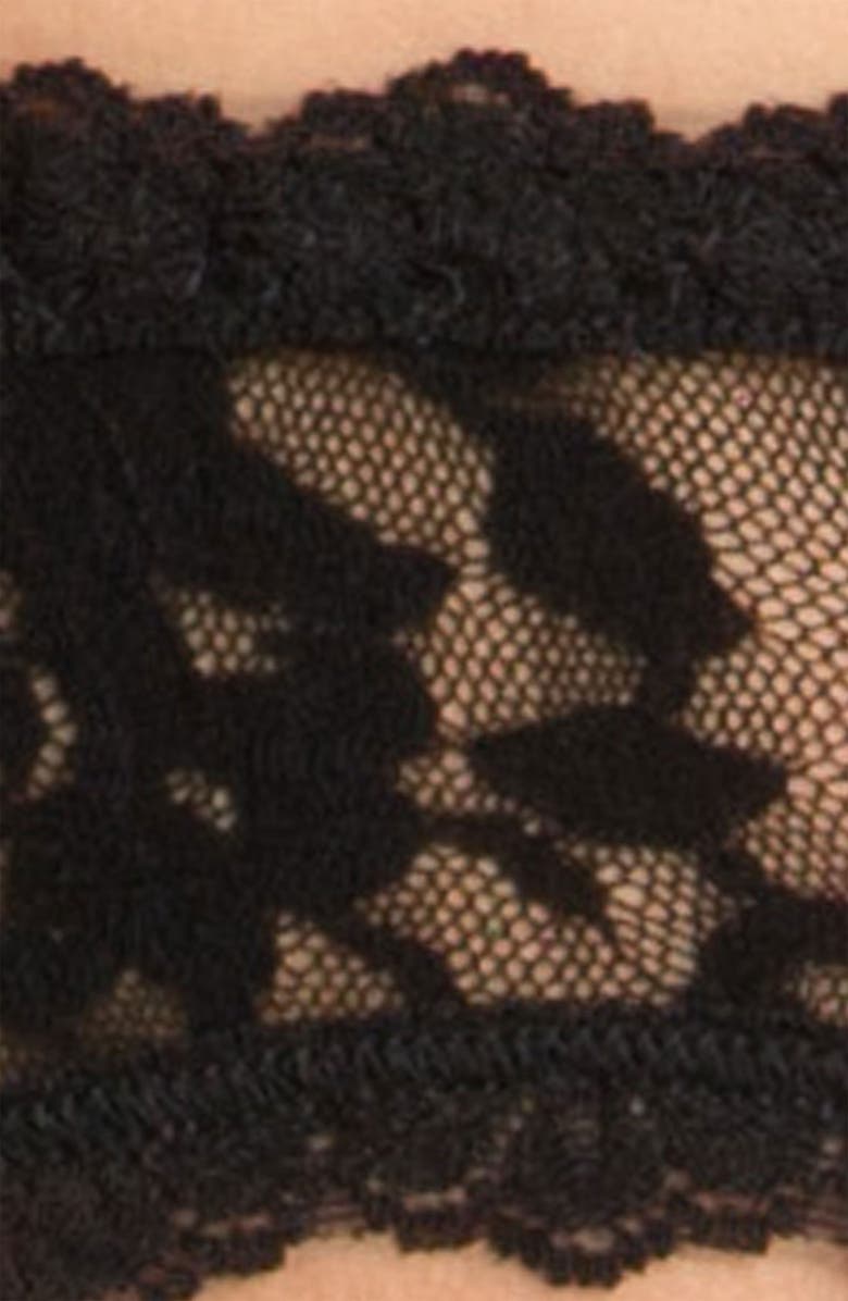 Hanky Panky Lace Garter Belt, Alternate, color, Black