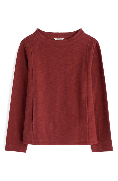 Seasalt Cornwall Topshell Sweatshirt In Burgundy