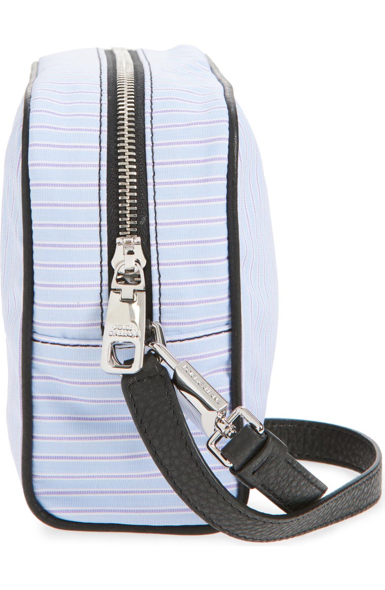 Dolce&Gabbana Stripe Poplin Bag, Alternate, color, Multicolor Azzurro