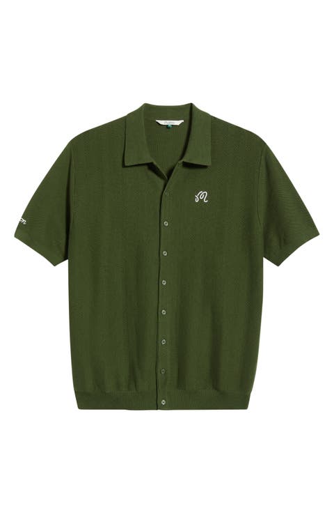 Crosscut Knit Polo