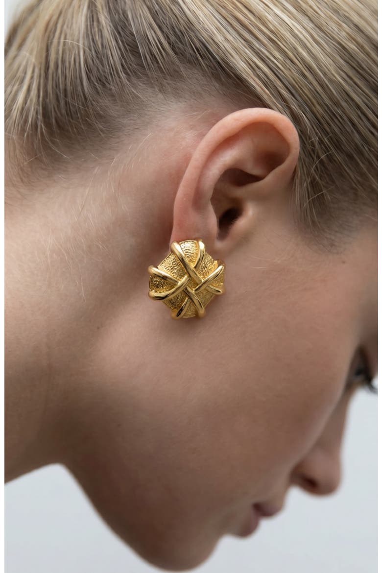 The Tabi Clip-On Earrings, Alternate, color, GOLD