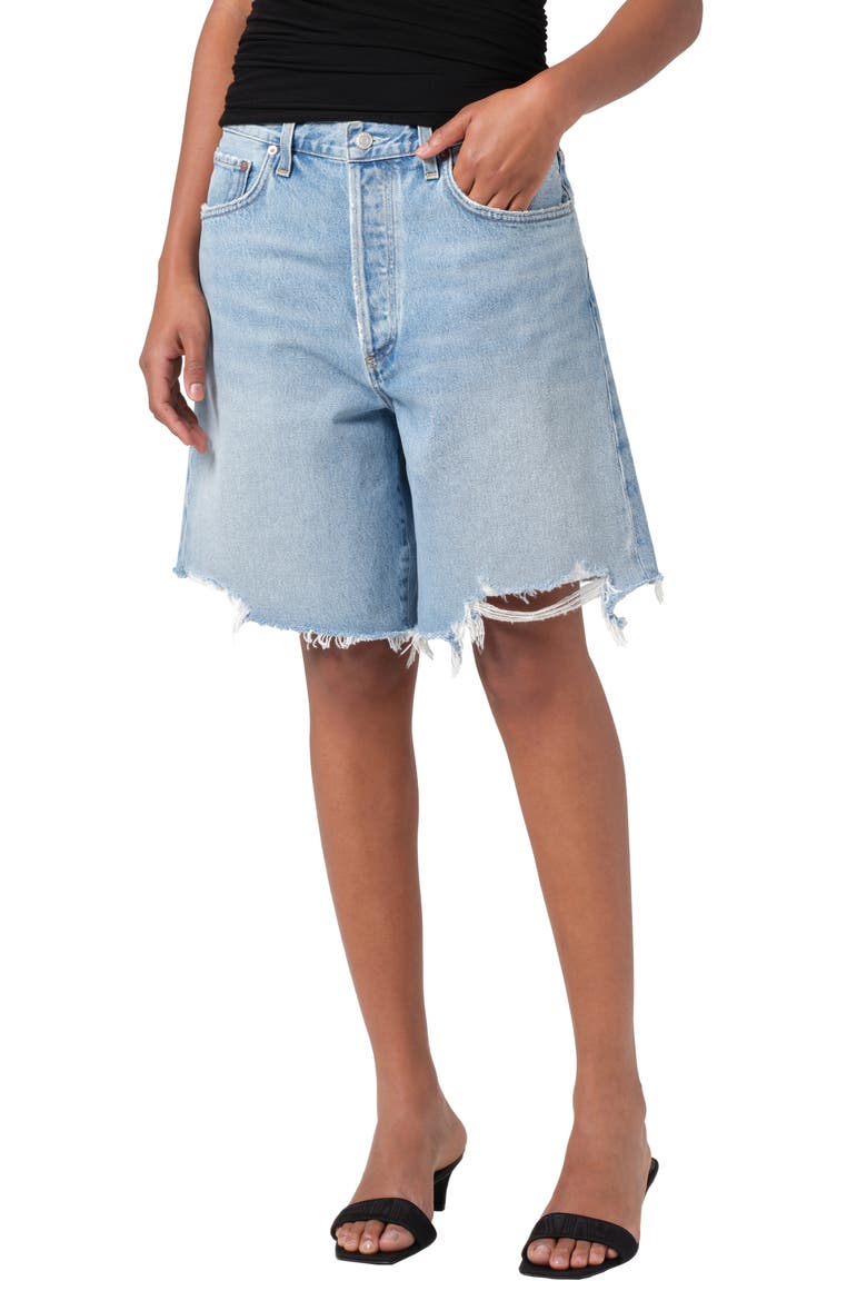 Indra Denim Shorts, Main, color, FORCE