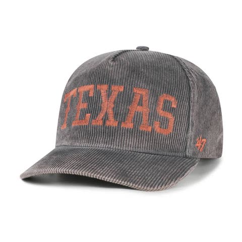 Men's '47  Gray Texas Longhorns Reclaim Snow Wash Corduroy Hitch Adjustable Hat