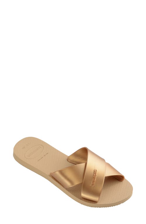HAVAIANAS HAVAIANAS AQUA SLIDE SANDAL