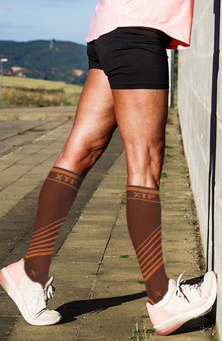 EXTREME FIT 3-Pack Copper Infused Knee Length Compression Socks, Alternate, color,