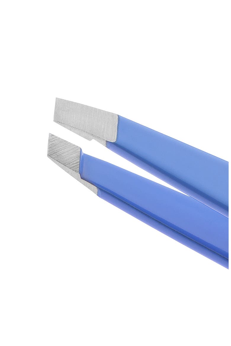 Lapis Blue Slant Tweezer, Alternate, color, BLUE