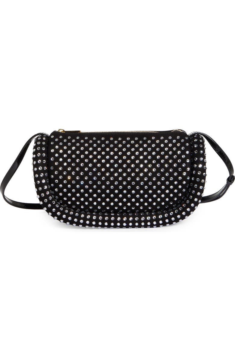 JW Anderson The Bumper Crystal Embellished Leather Shoulder Bag, Main, color,